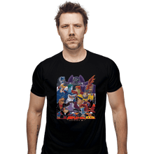 Load image into Gallery viewer, Shirts Fitted Shirts, Mens / Small / Black Good Vs Evil 90s
