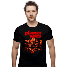 Load image into Gallery viewer, Shirts Fitted Shirts, Mens / Small / Black Planet Of The Apes
