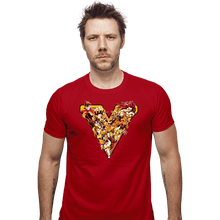 Load image into Gallery viewer, Shirts Fitted Shirts, Mens / Small / Red Rise Up

