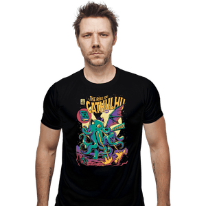 Secret_Shirts Fitted Shirts, Mens / Small / Black Rise Of Cathulu