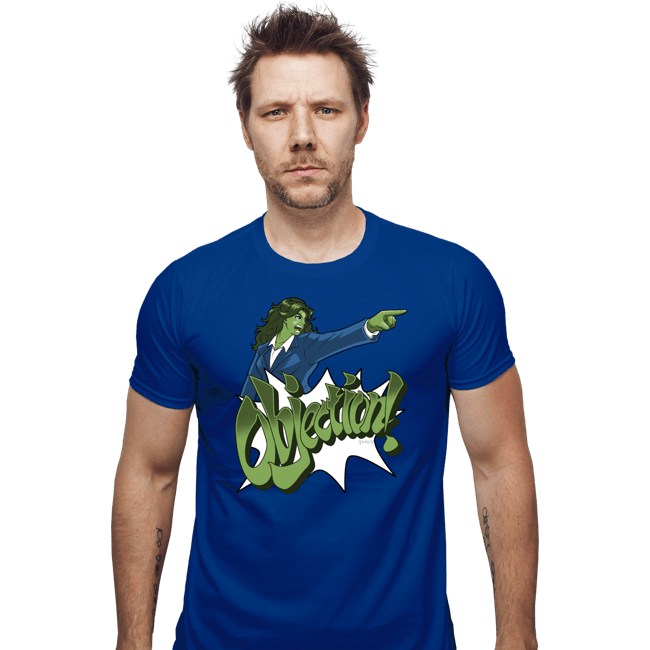 Secret_Shirts Fitted Shirts, Mens / Small / Royal Blue Super Lawyer