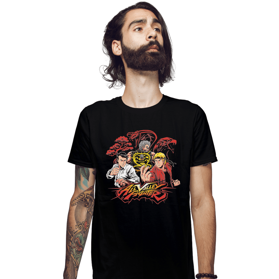 Shirts Fitted Shirts, Mens / Small / Black All Valley Fighter