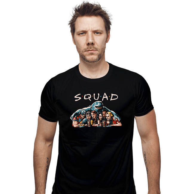 Secret_Shirts Fitted Shirts, Mens / Small / Black SQUAD