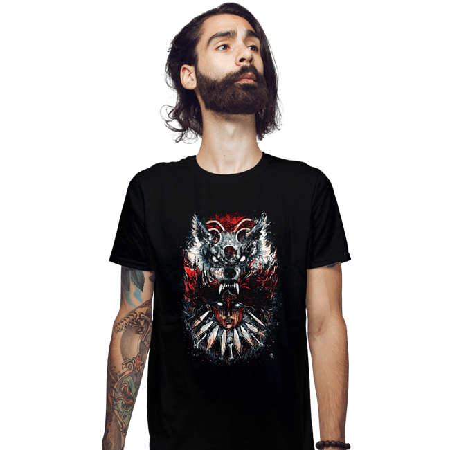 Secret_Shirts Fitted Shirts, Mens / Small / Black The Wolf Princess