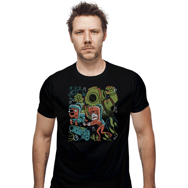 Secret_Shirts Fitted Shirts, Mens / Small / Black Mystery Dive!