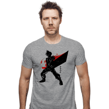 Load image into Gallery viewer, Shirts Fitted Shirts, Mens / Small / Sports Grey Crimson Ex Soldier
