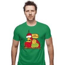 Load image into Gallery viewer, Secret_Shirts Fitted Shirts, Mens / Small / Irish Green The Goggles
