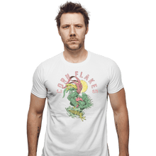 Load image into Gallery viewer, Shirts Fitted Shirts, Mens / Small / White Corn Flakes
