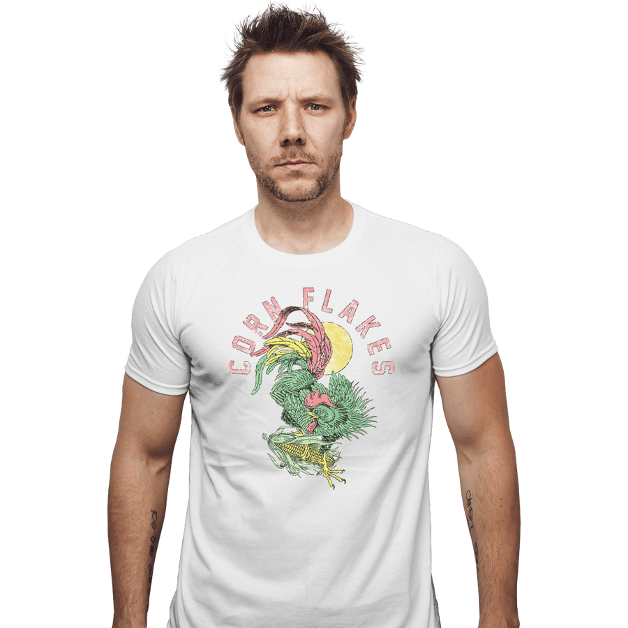 Shirts Fitted Shirts, Mens / Small / White Corn Flakes