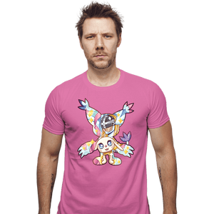 Shirts Fitted Shirts, Mens / Small / Azalea Magical Silhouettes - Gatomon