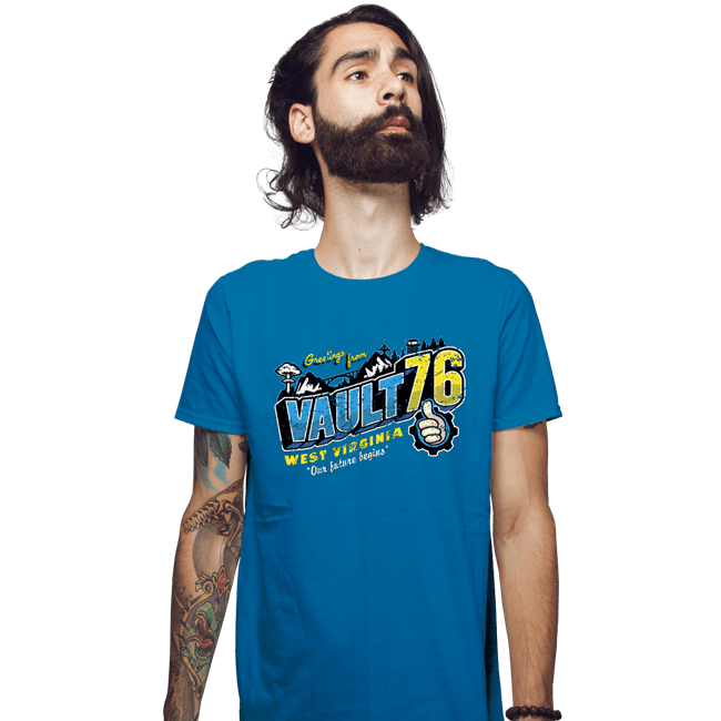 Shirts Fitted Shirts, Mens / Small / Sapphire Greetings From The Vault
