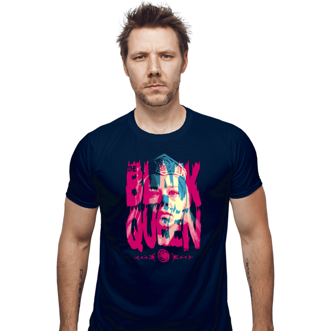 Daily_Deal_Shirts Fitted Shirts, Mens / Small / Navy The Black Queen