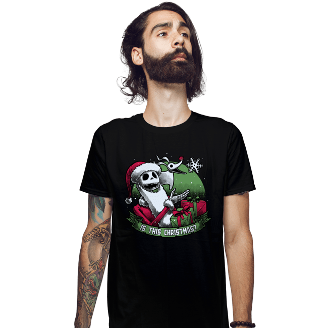 Daily_Deal_Shirts Fitted Shirts, Mens / Small / Black Is This Christmas?