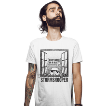 Load image into Gallery viewer, Shirts Fitted Shirts, Mens / Small / White Storm Snooper
