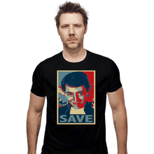 Load image into Gallery viewer, Shirts Fitted Shirts, Mens / Small / Black Save Ferris
