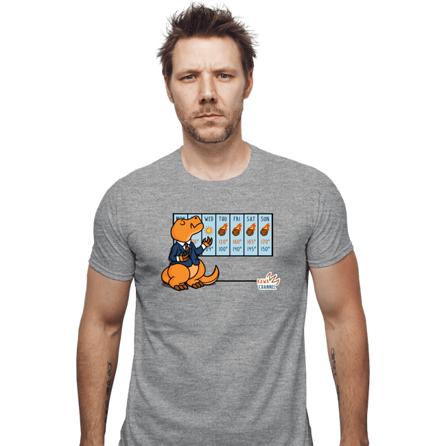 Secret_Shirts Fitted Shirts, Mens / Small / Sports Grey Weather T-Rex