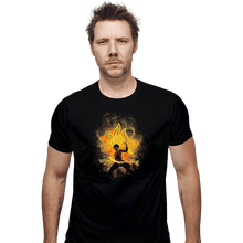 Load image into Gallery viewer, Shirts Fitted Shirts, Mens / Small / Black Zuko Art
