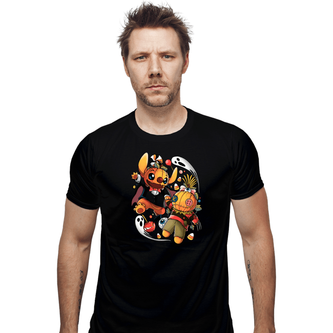 Daily_Deal_Shirts Fitted Shirts, Mens / Small / Black Experiment Halloween