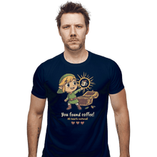 Load image into Gallery viewer, Shirts Fitted Shirts, Mens / Small / Navy Legendary Coffee
