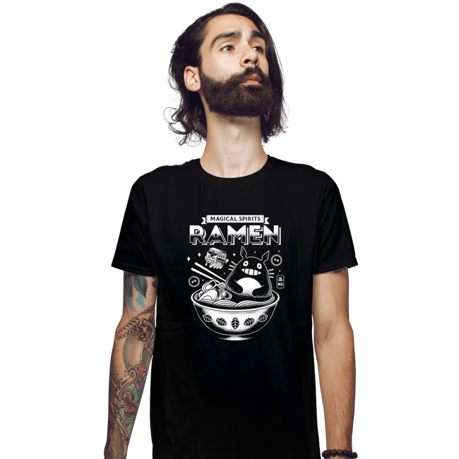 Shirts Fitted Shirts, Mens / Small / Black Magical Spirits Ramen