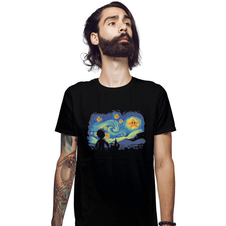 Shirts Fitted Shirts, Mens / Small / Black Super Mario Bros