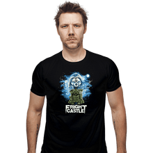 Load image into Gallery viewer, Secret_Shirts Fitted Shirts, Mens / Small / Black Fright Castle
