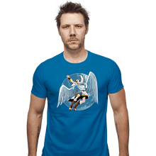 Load image into Gallery viewer, Shirts Fitted Shirts, Mens / Small / Sapphire Led Icarus
