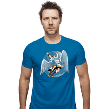 Load image into Gallery viewer, Shirts Fitted Shirts, Mens / Small / Sapphire Led Icarus

