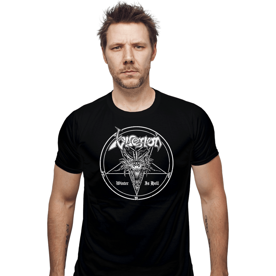 Shirts Fitted Shirts, Mens / Small / Black Winter Is Hell