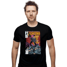 Load image into Gallery viewer, Daily_Deal_Shirts Fitted Shirts, Mens / Small / Black Montana Comics
