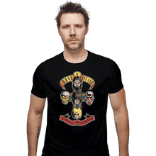 Load image into Gallery viewer, Shirts Fitted Shirts, Mens / Small / Black Guns N Titans
