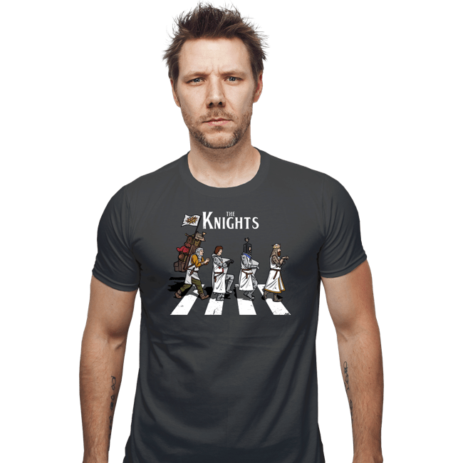 Daily_Deal_Shirts Fitted Shirts, Mens / Small / Charcoal The Knights Road