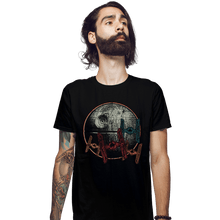 Load image into Gallery viewer, Shirts Fitted Shirts, Mens / Small / Black Moon Of Death

