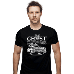 Daily_Deal_Shirts Fitted Shirts, Mens / Small / Black Ghost Customs