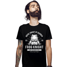 Load image into Gallery viewer, Shirts Fitted Shirts, Mens / Small / Black Frog Knight
