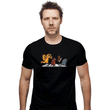 Load image into Gallery viewer, Shirts Fitted Shirts, Mens / Small / Black Kaiju Road
