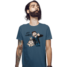 Load image into Gallery viewer, Secret_Shirts Fitted Shirts, Mens / Small / Indigo Blue Jake &amp; Charles
