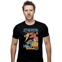 Load image into Gallery viewer, Shirts Fitted Shirts, Mens / Small / Black DIno Sentai
