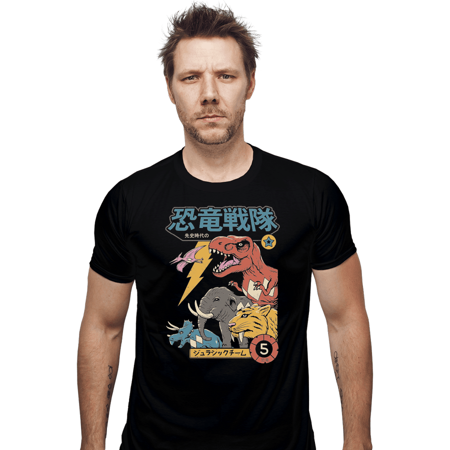 Shirts Fitted Shirts, Mens / Small / Black DIno Sentai