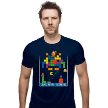 Load image into Gallery viewer, Daily_Deal_Shirts Fitted Shirts, Mens / Small / Navy Gamer Nostalgia
