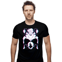 Load image into Gallery viewer, Daily_Deal_Shirts Fitted Shirts, Mens / Small / Black Glitched Ursula
