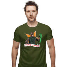 Load image into Gallery viewer, Secret_Shirts Fitted Shirts, Mens / Small / Military Green Toxic Empire

