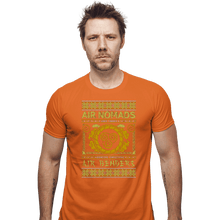 Load image into Gallery viewer, Shirts Fitted Shirts, Mens / Small / Orange Air Nomads Ugly Sweater
