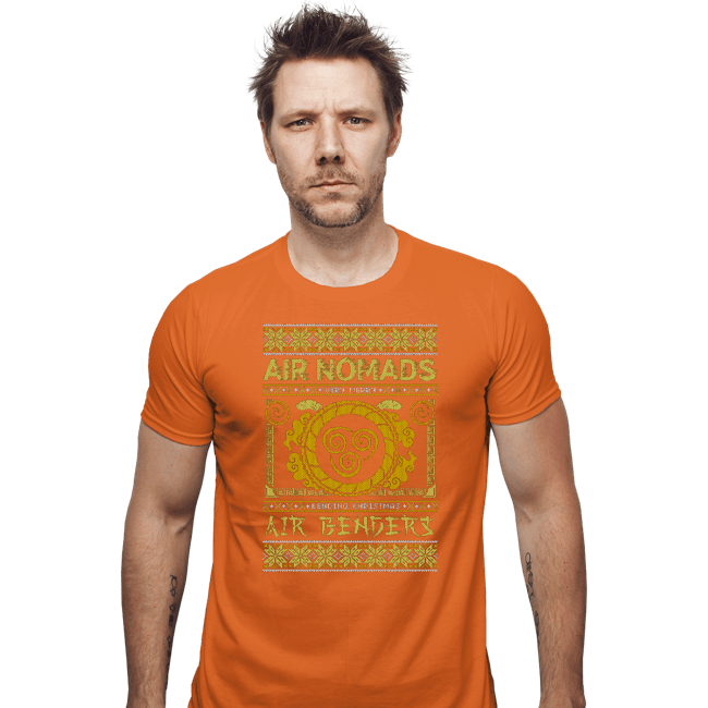 Shirts Fitted Shirts, Mens / Small / Orange Air Nomads Ugly Sweater