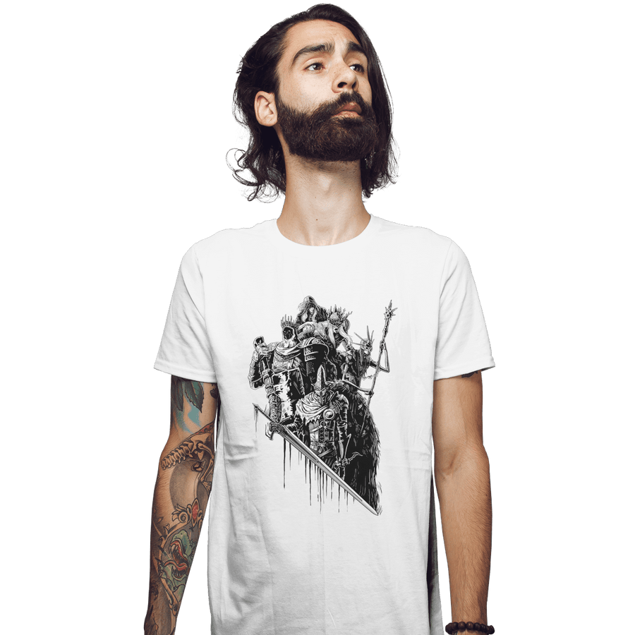 Shirts Fitted Shirts, Mens / Small / White Lords Of Cinder Lords Of Ash