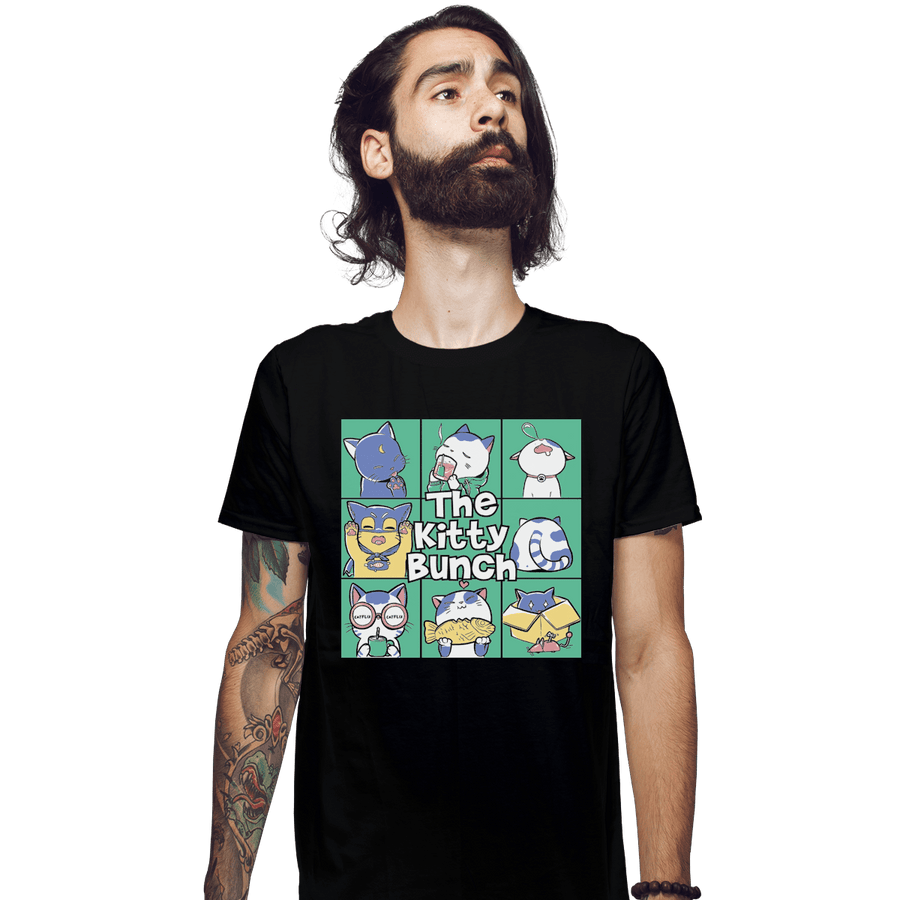 Shirts Fitted Shirts, Mens / Small / Black The Kitty Bunch
