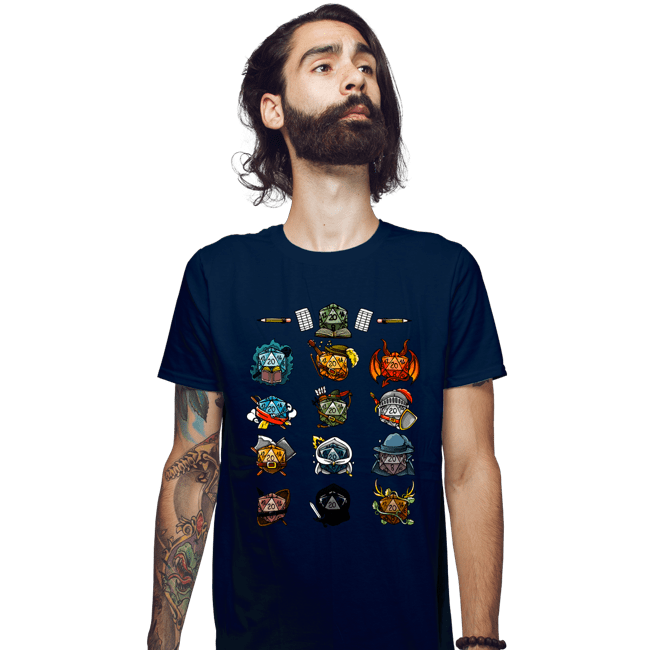 Shirts Fitted Shirts, Mens / Small / Navy Dice Master