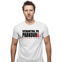 Load image into Gallery viewer, Shirts Fitted Shirts, Mens / Small / White Parkour Team
