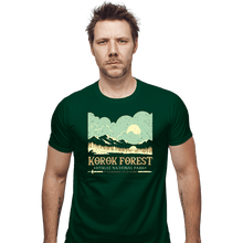 Load image into Gallery viewer, Daily_Deal_Shirts Fitted Shirts, Mens / Small / Irish Green Legendary Forest
