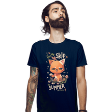 Load image into Gallery viewer, Daily_Deal_Shirts Fitted Shirts, Mens / Small / Navy Can We Skip To Summer Please
